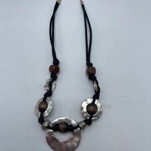 Silver and Beaded Necklace